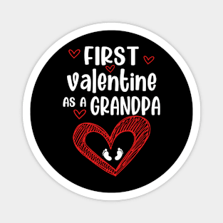 first valentine as a grandpa Magnet